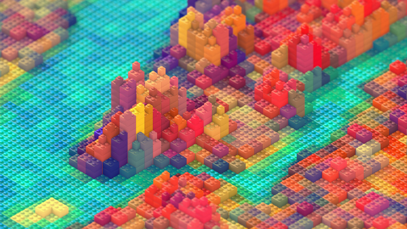 Illustration for article titled This dude recreated a scale model of New York City. With LEGO.
